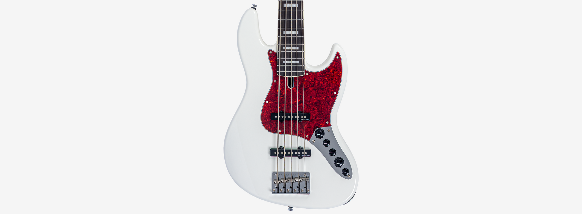 Sire V7N A5 Marcus Miller New Gen 5-snarige actieve basgitaar antique white