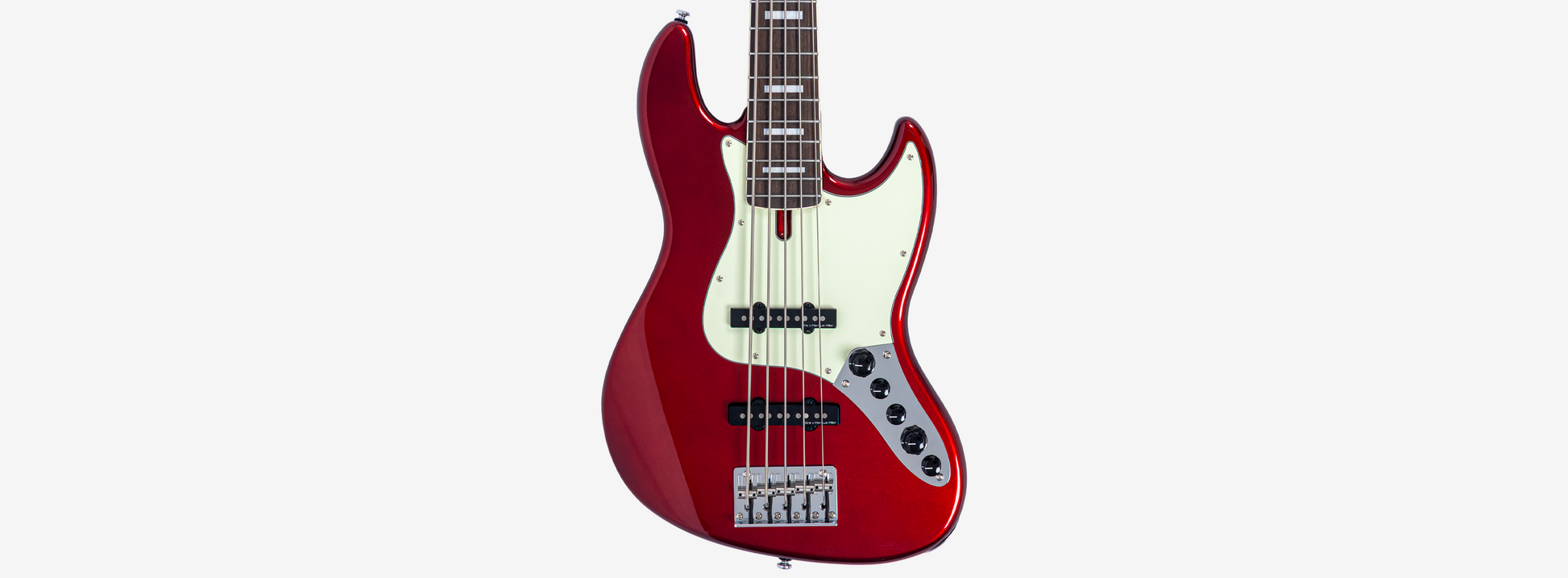 Sire V7N A5 Marcus Miller New Gen 5-snarige actieve basgitaar candy apple red