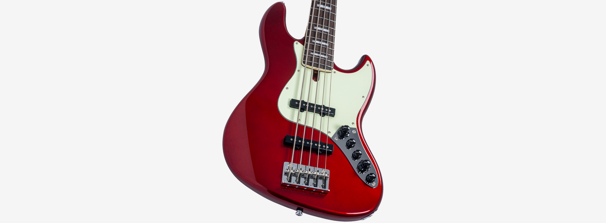 Sire V7N A5 Marcus Miller New Gen 5-snarige actieve basgitaar candy apple red