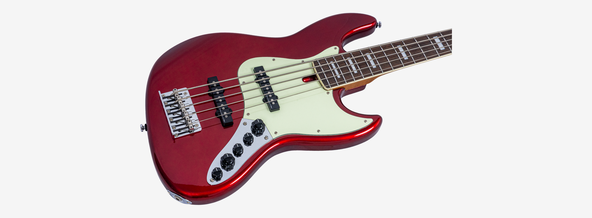 Sire V7N A5 Marcus Miller New Gen 5-snarige actieve basgitaar candy apple red