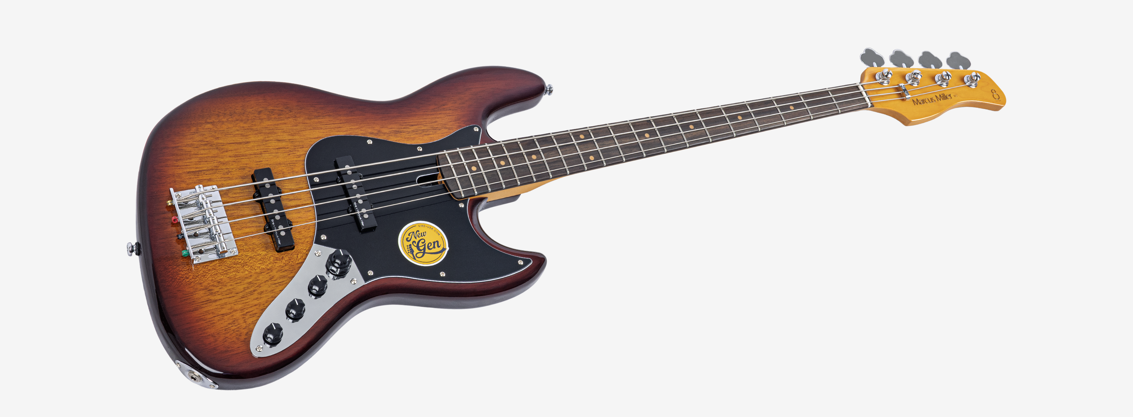 Sire V3N 4 Marcus Miller New Gen 4-snarige actieve basgitaar tobacco sunburst