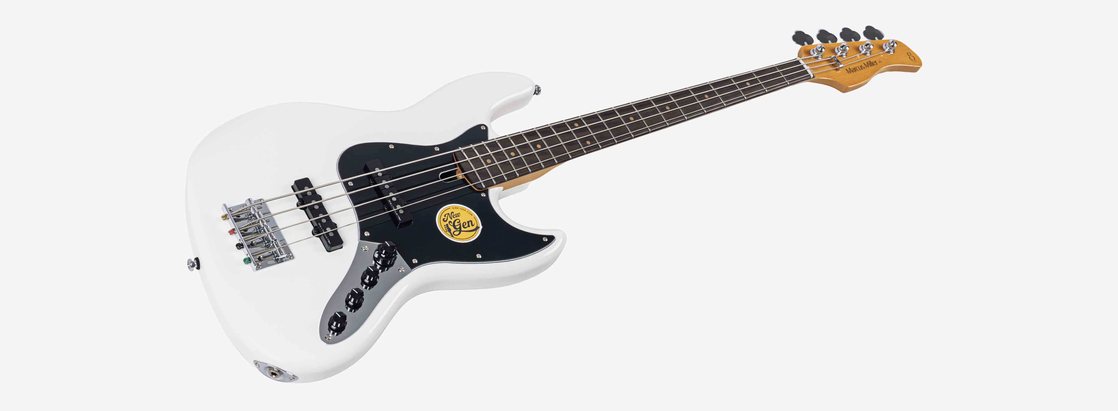 Sire V3N 4 Marcus Miller New Gen 4-snarige actieve basgitaar antique white