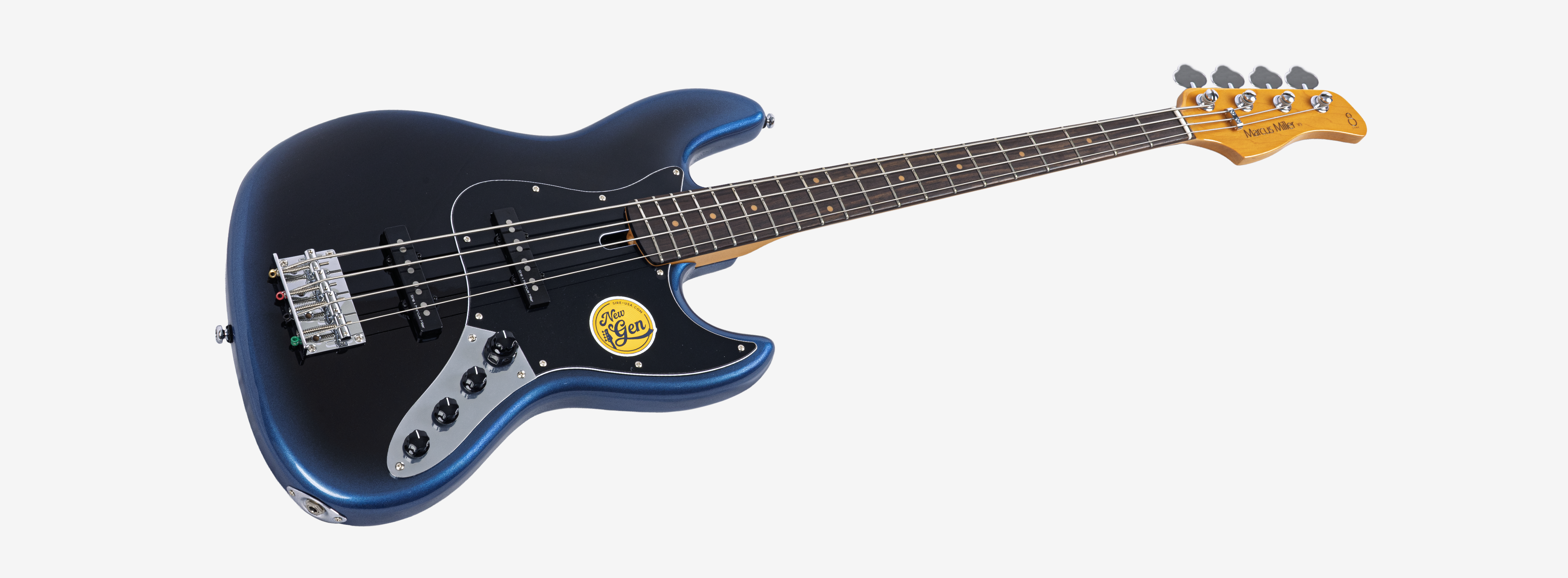 Sire V3N 4 Marcus Miller New Gen 4-snarige actieve basgitaar midnight blue burst