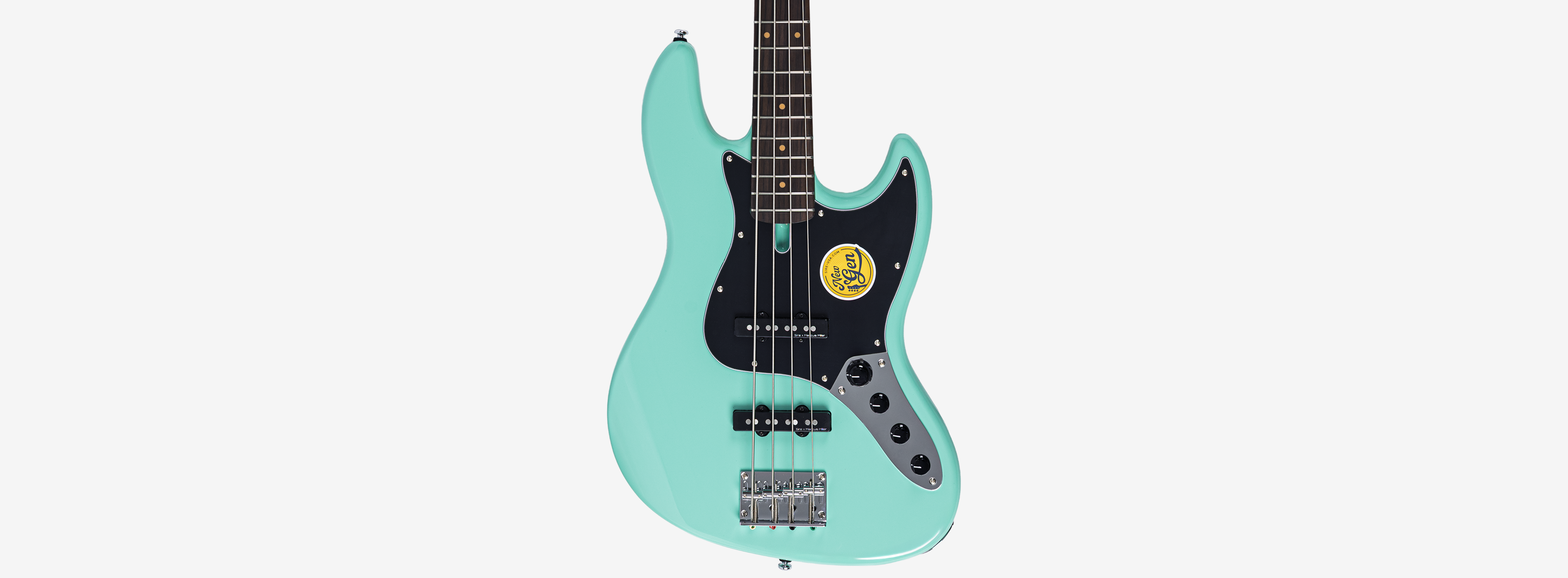 Sire V3N 4 Marcus Miller New Gen 4-snarige actieve basgitaar mild green