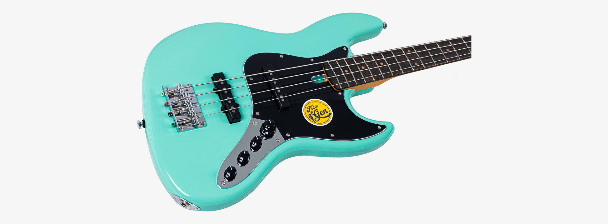 Sire V3N 4 Marcus Miller New Gen 4-snarige actieve basgitaar mild green