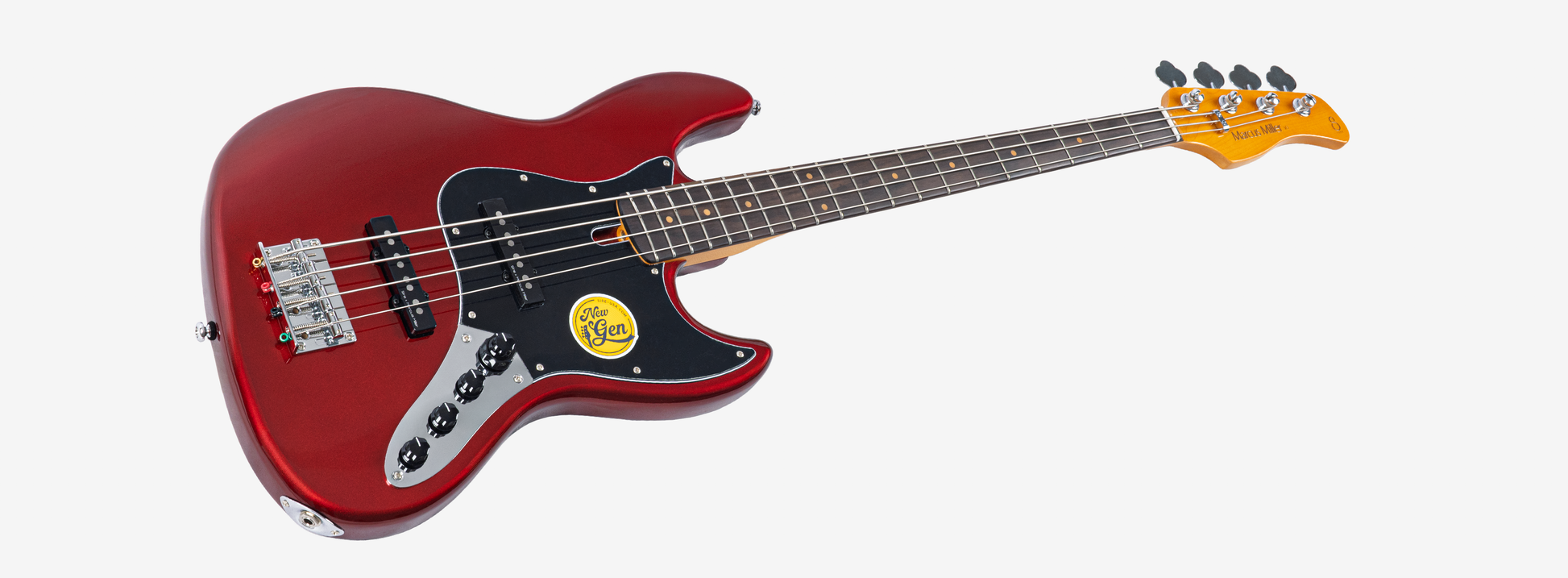 Sire V3N 4 Marcus Miller New Gen 4-snarige actieve basgitaar candy apple red