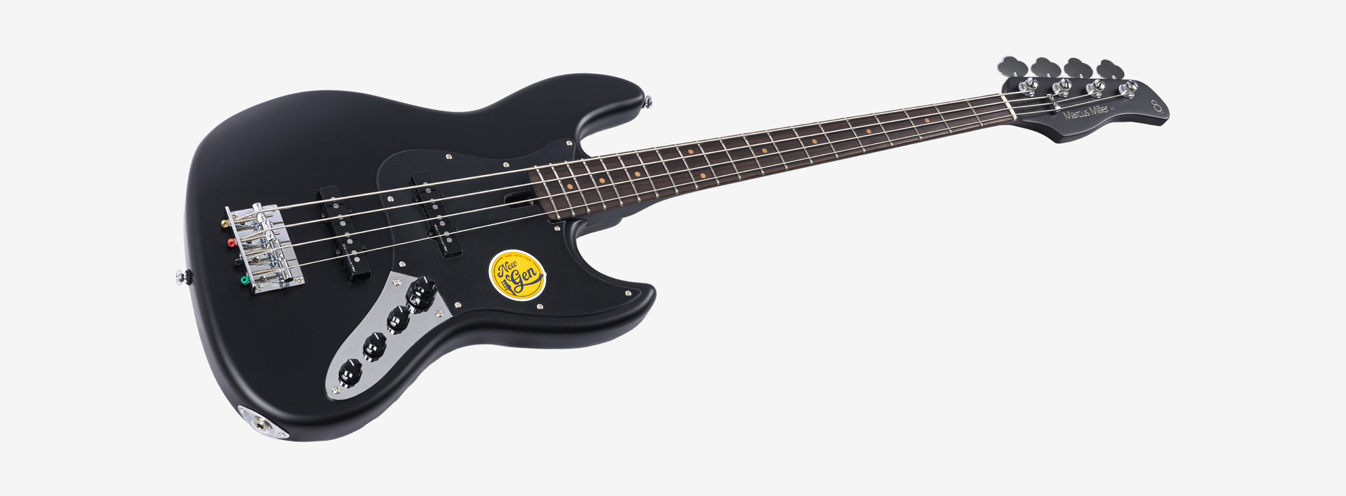Sire V3N 4 Marcus Miller New Gen 4-snarige actieve basgitaar black satin