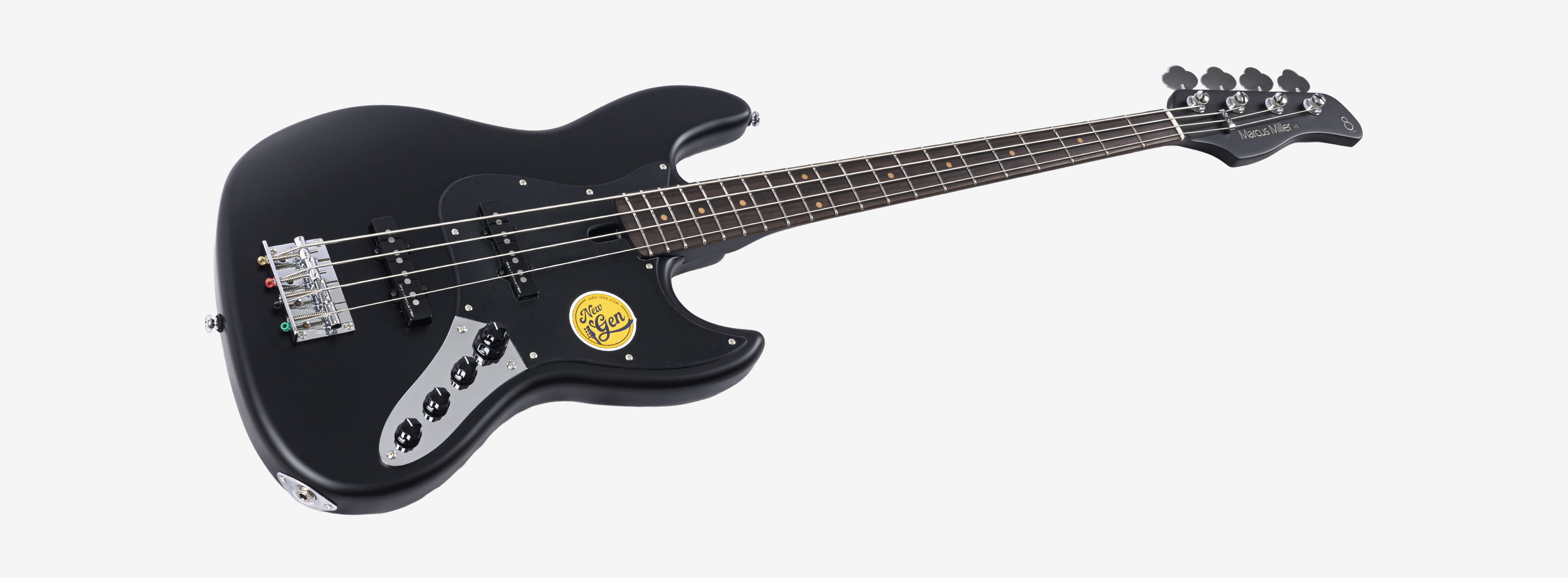 Sire V3N 4 Marcus Miller New Gen 4-snarige actieve basgitaar black satin