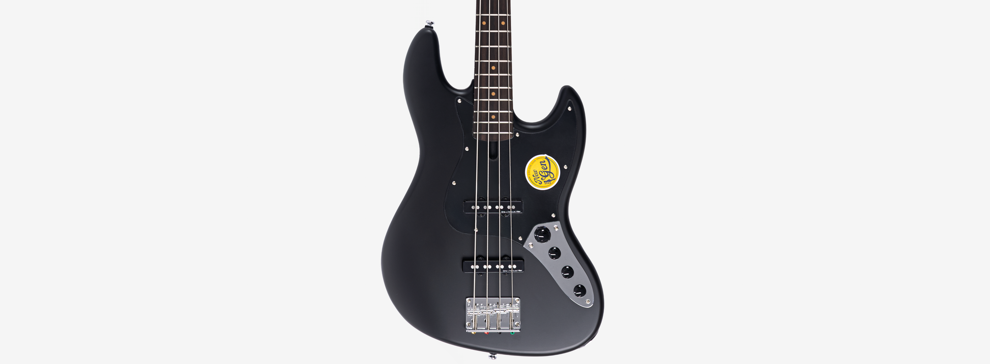 Sire V3N 4 Marcus Miller New Gen 4-snarige actieve basgitaar black satin