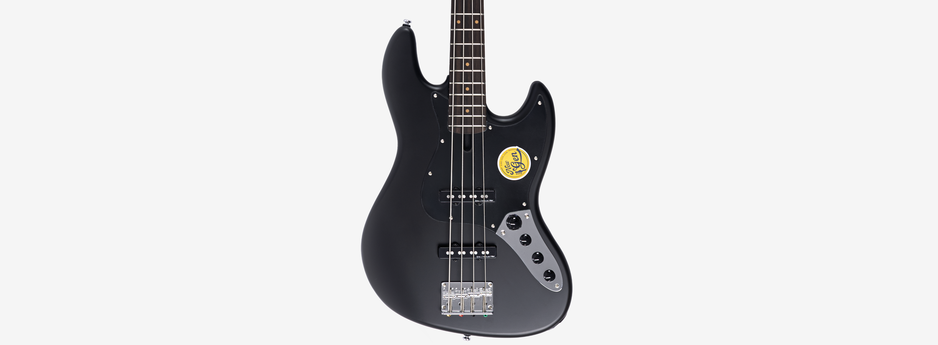 Sire V3N 4 Marcus Miller New Gen 4-snarige actieve basgitaar black satin