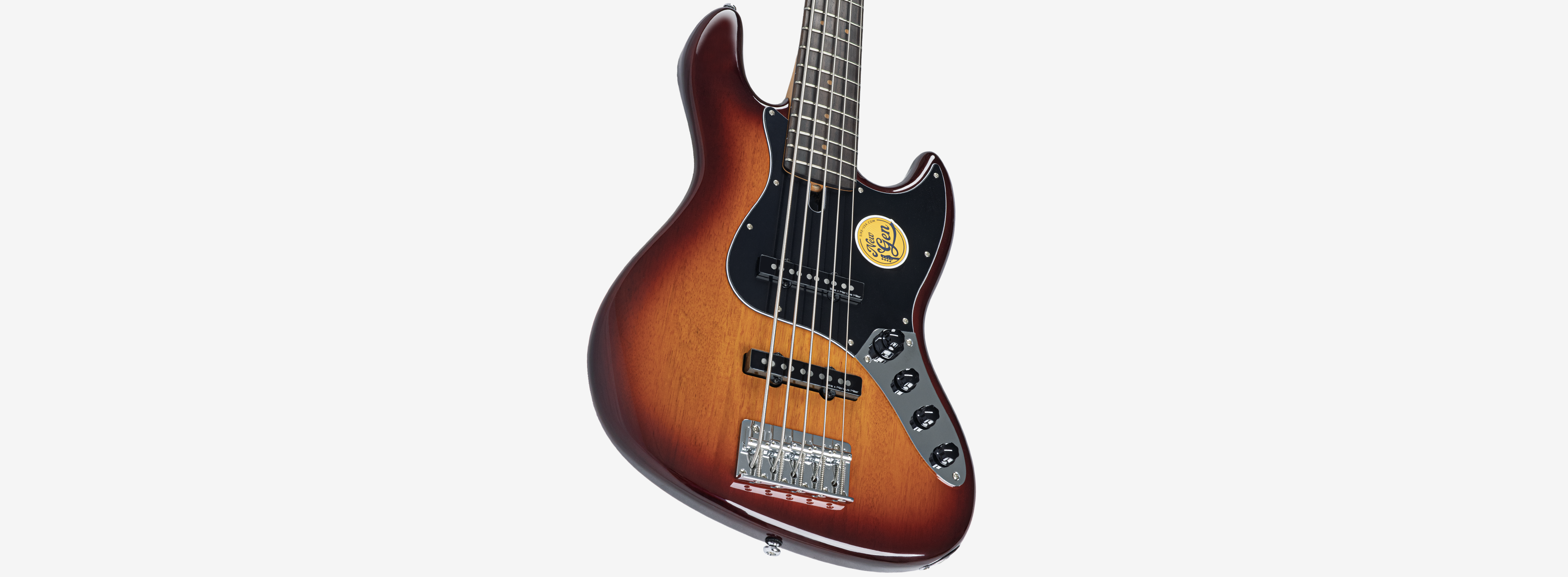Sire V3N 5 Marcus Miller New Gen 5-snarige actieve basgitaar tobacco sunburst