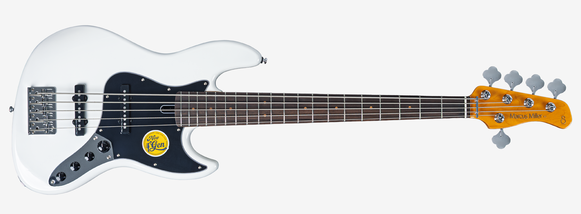 Sire V3N 5 Marcus Miller New Gen 5-snarige actieve basgitaar antique white