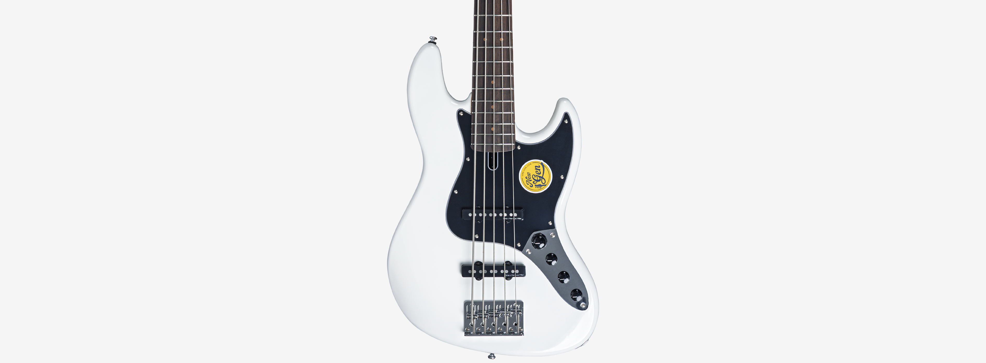 Sire V3N 5 Marcus Miller New Gen 5-snarige actieve basgitaar antique white