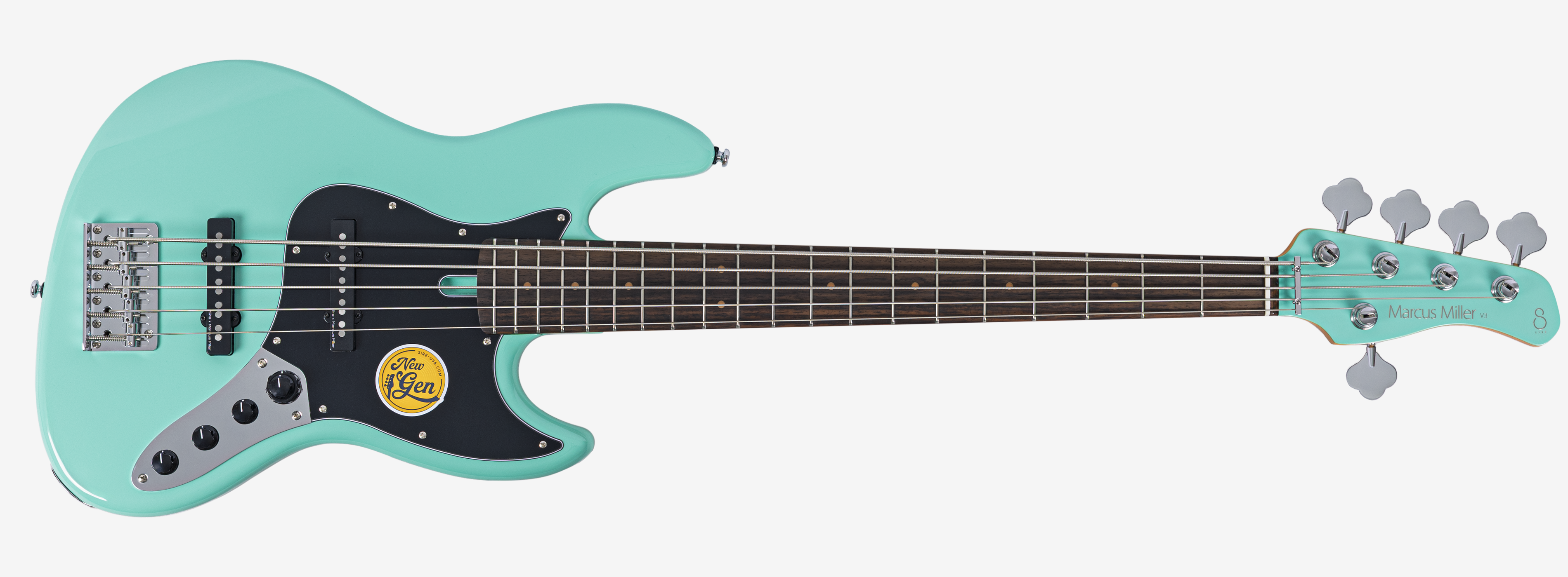 Sire V3N 5 Marcus Miller New Gen 5-snarige actieve basgitaar mild green