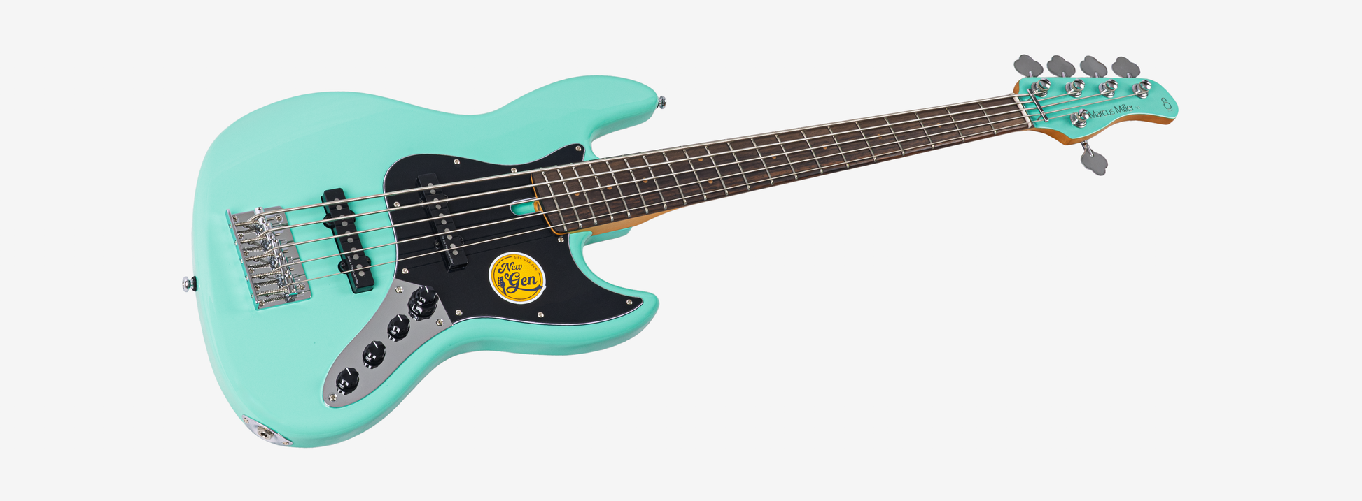 Sire V3N 5 Marcus Miller New Gen 5-snarige actieve basgitaar mild green