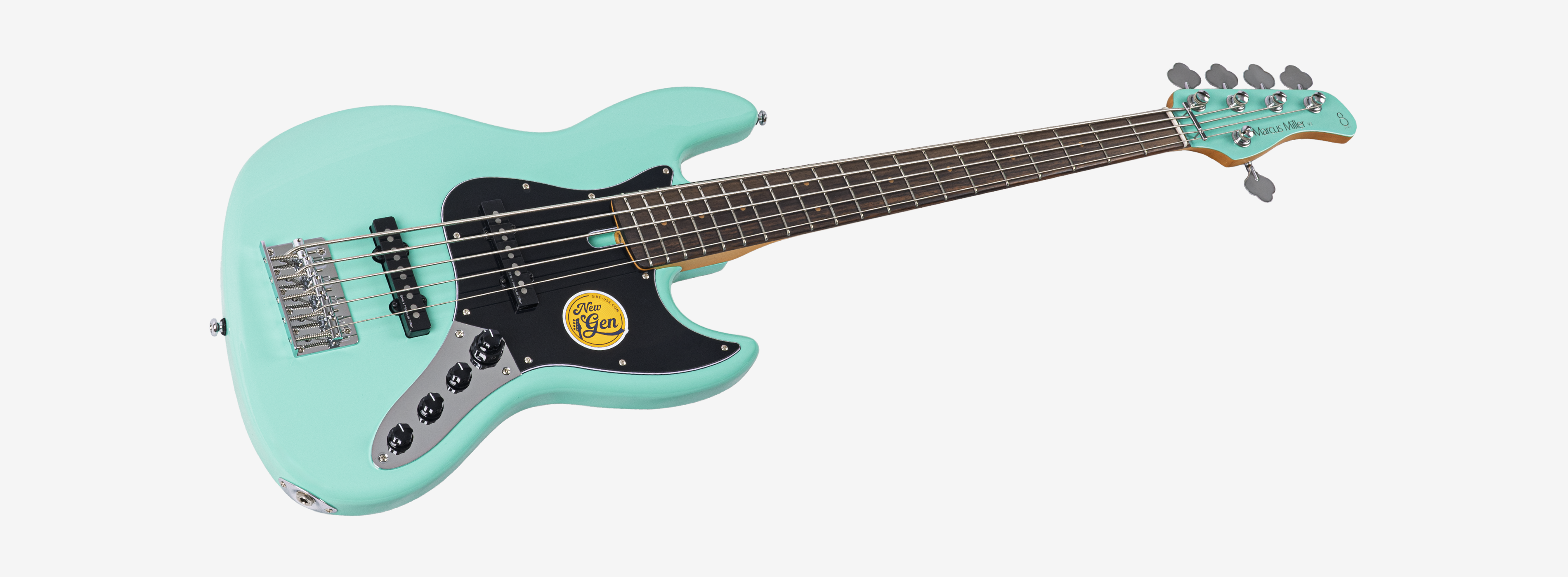 Sire V3N 5 Marcus Miller New Gen 5-snarige actieve basgitaar mild green