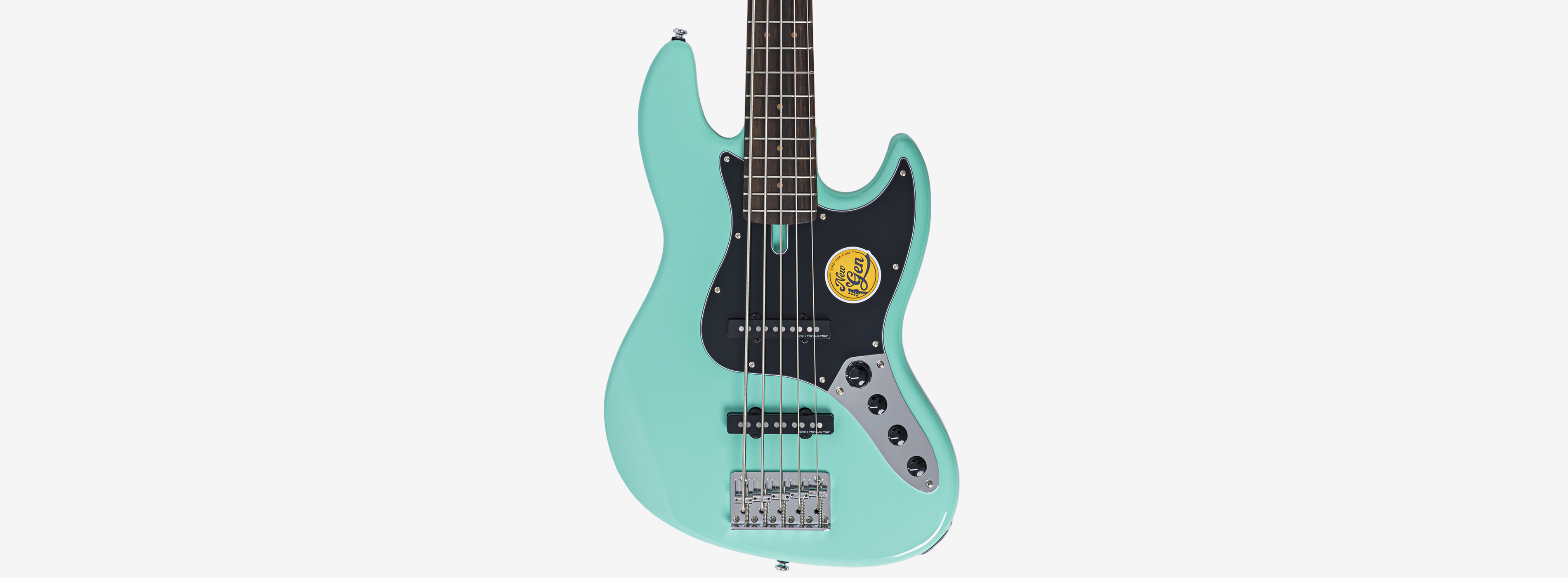 Sire V3N 5 Marcus Miller New Gen 5-snarige actieve basgitaar mild green