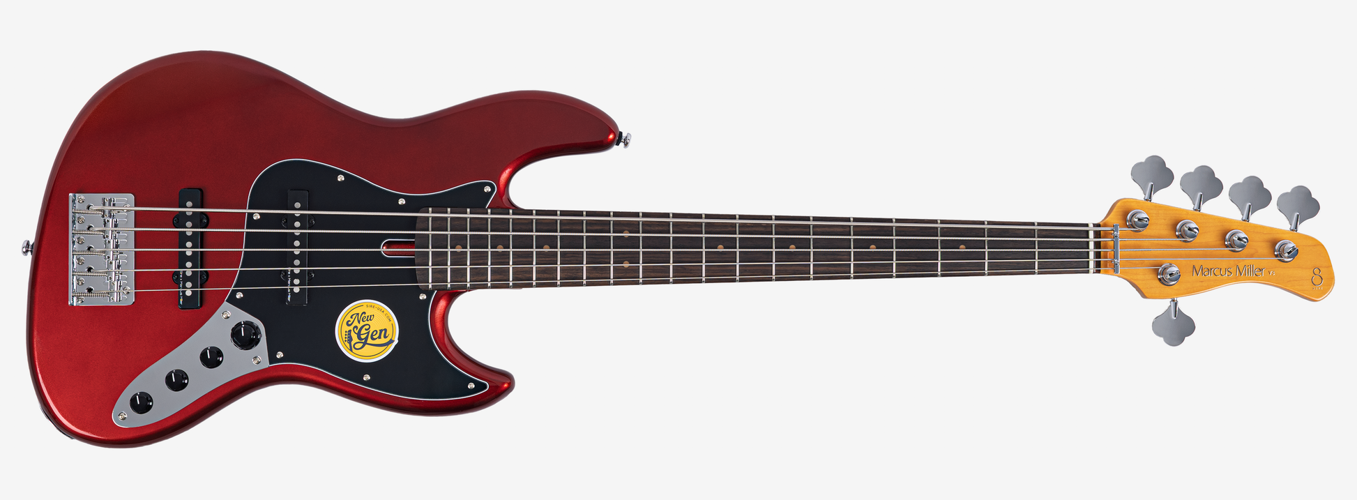 Sire V3N 5 Marcus Miller New Gen 5-snarige actieve basgitaar candy apple red