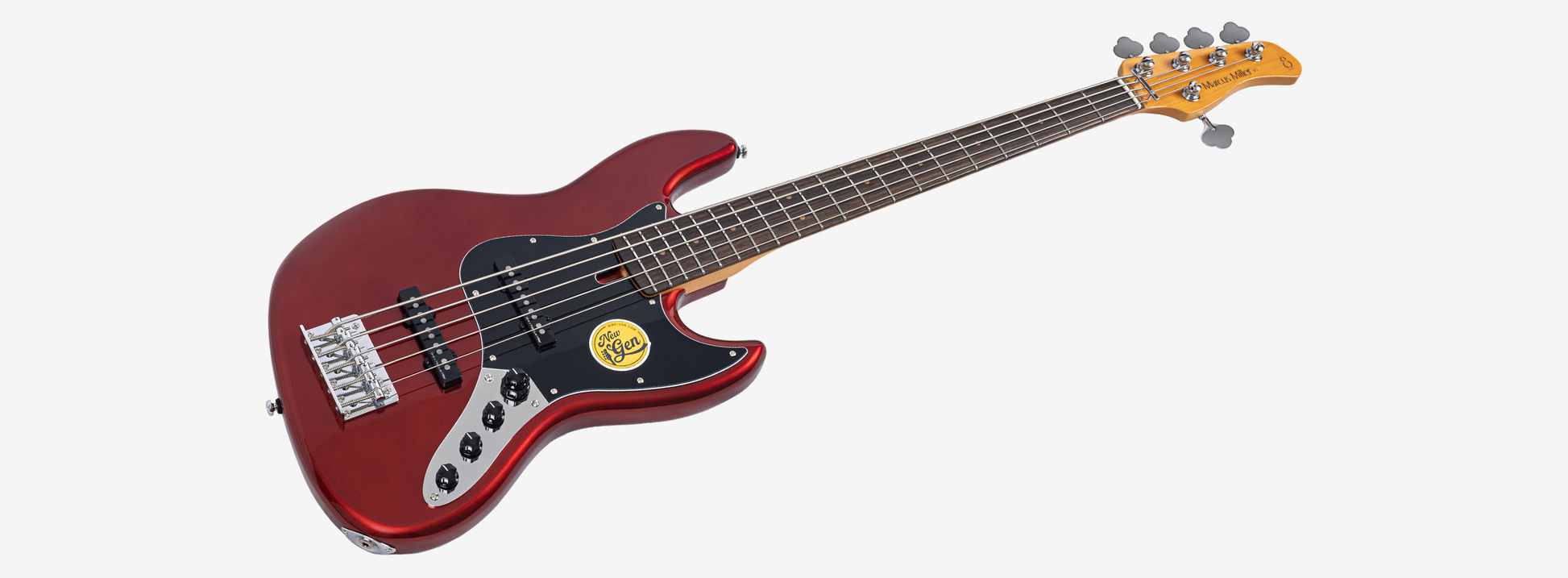 Sire V3N 5 Marcus Miller New Gen 5-snarige actieve basgitaar candy apple red