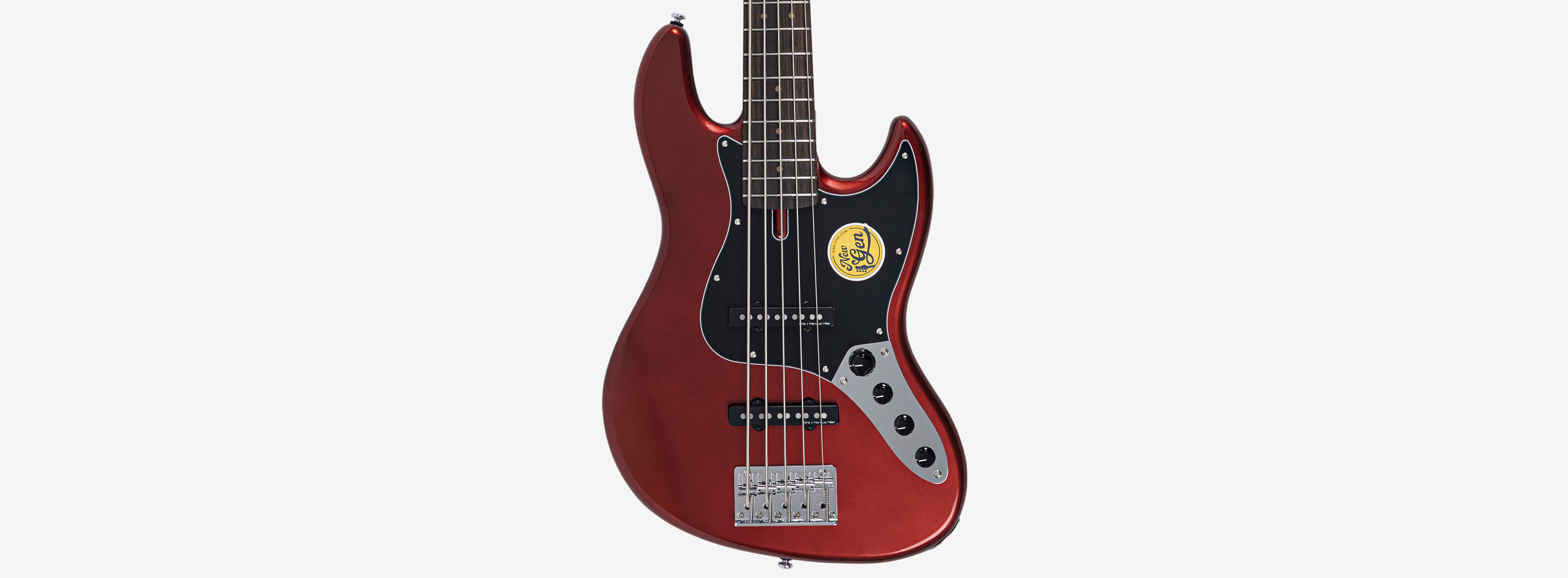 Sire V3N 5 Marcus Miller New Gen 5-snarige actieve basgitaar candy apple red