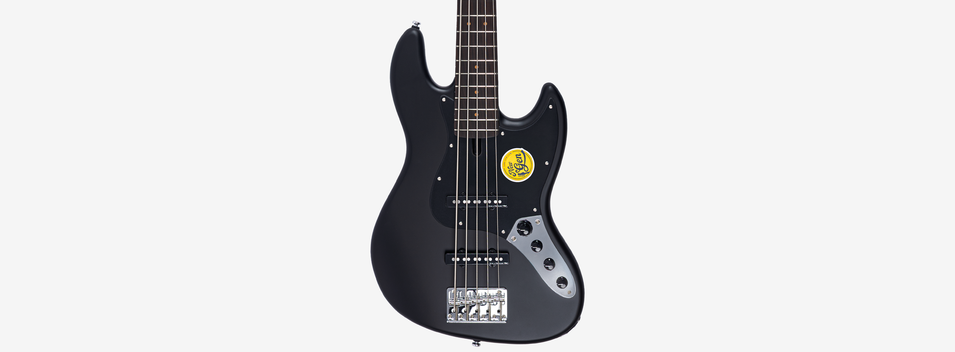 Sire V3N 5 Marcus Miller New Gen 5-snarige actieve basgitaar black satin