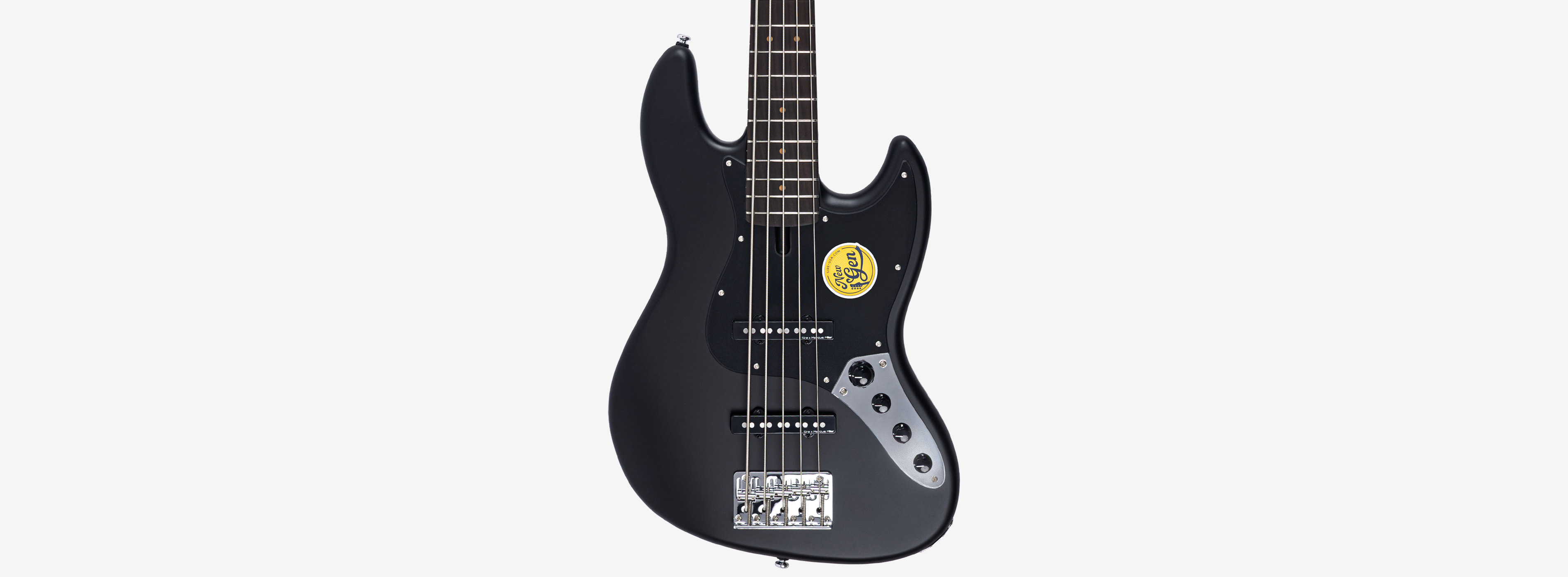 Sire V3N 5 Marcus Miller New Gen 5-snarige actieve basgitaar black satin