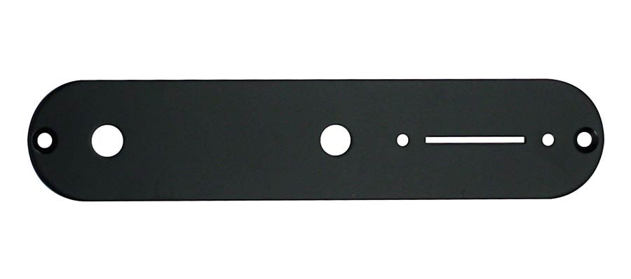 Boston CP-TE-B bedieningsplaat voor Teaser-model – zwart, metrische potmeters