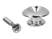 Boston EP-HN-C gitaarbandknoppen rond model 17mm - 2-pack chroom