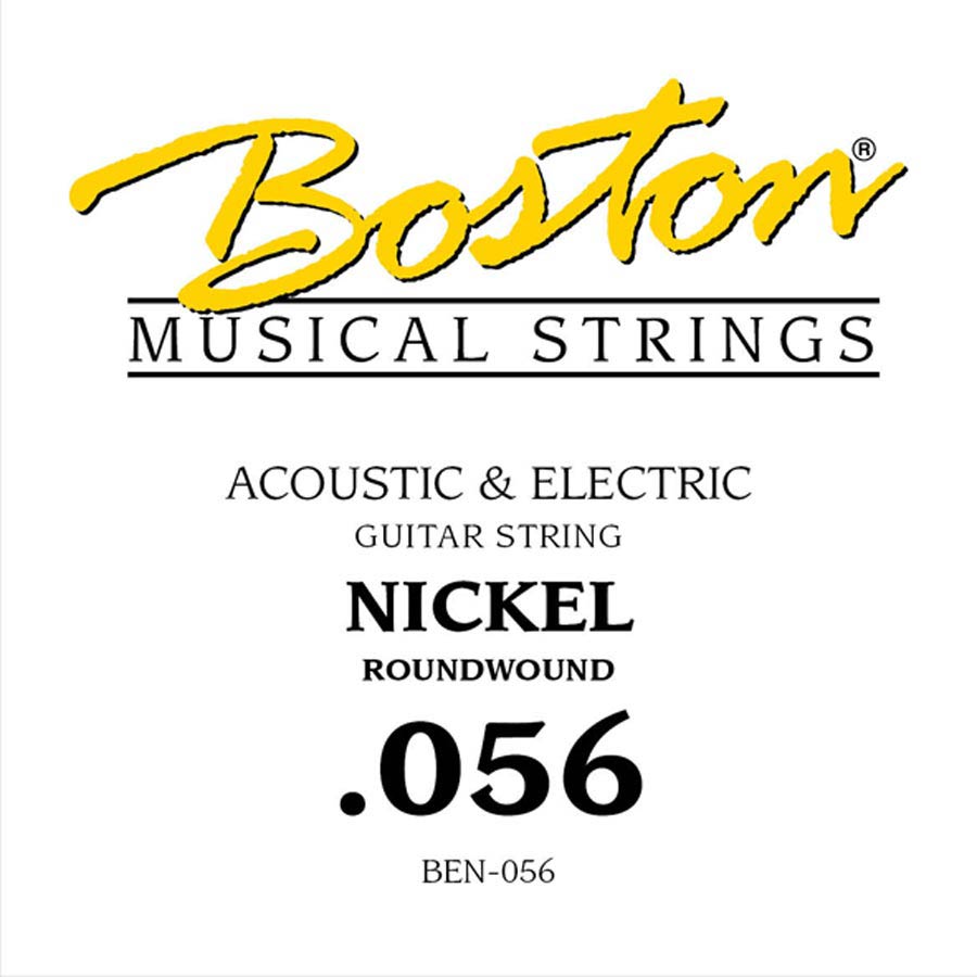 Boston BEN-056 losse .056-snaar voor elektrische gitaar – nickel roundwound
