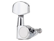 Boston 70-CLR stemmechanieken voor gitaar, gegoten behuizing, 3 links + 3 rechts, chroom