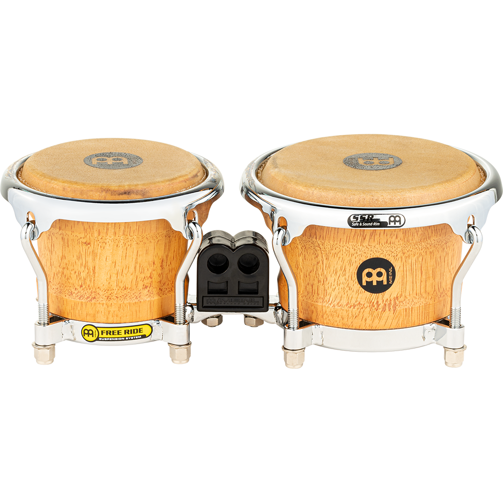 Meinl FWB100SNT-M – Mini wood bongo – 3 1/2 en 4 1/4 inch – Super Natural