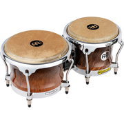 Meinl FWB400BB – Free Ride wood bongo – 7 en 8 1/2 inch – Brown Burl