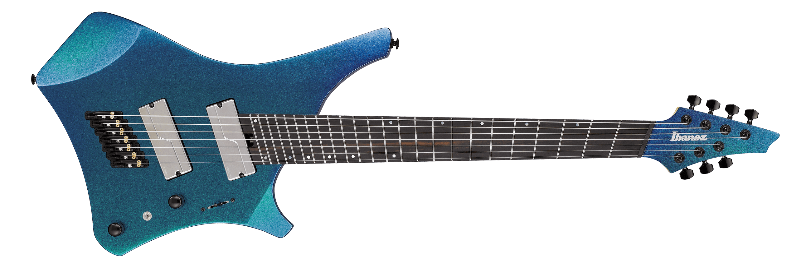 Ibanez A527 Multiscale Electric Guitar 7-String HH nebula shift