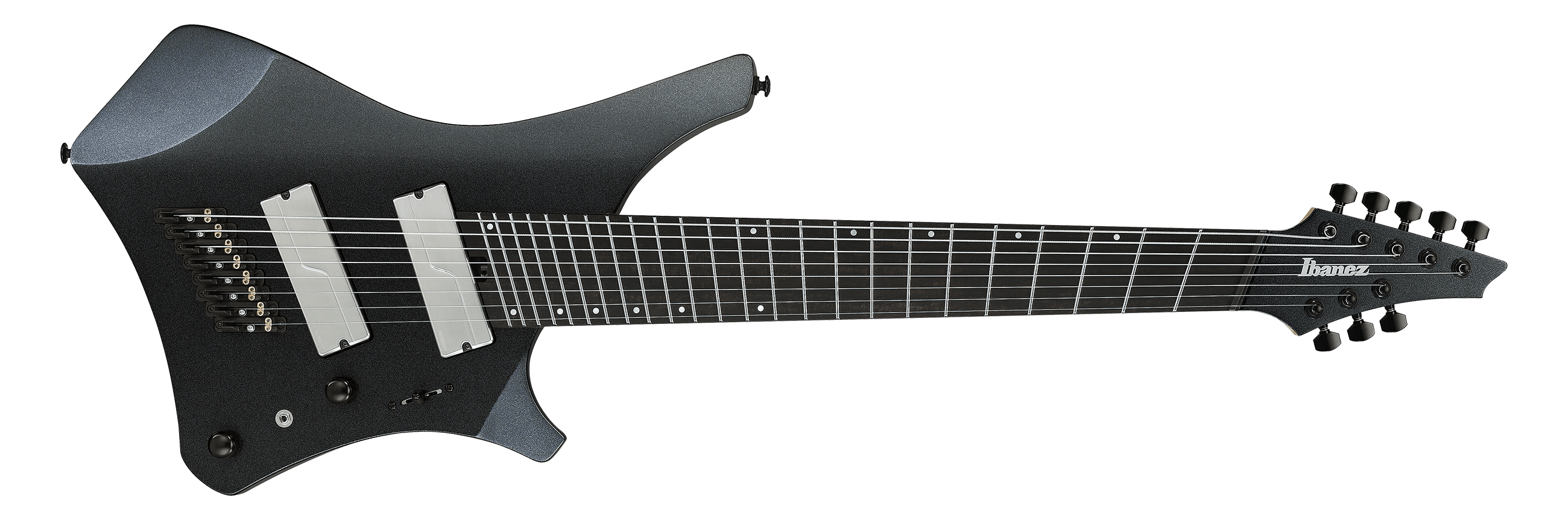 Ibanez A528 Multiscale Electric Guitar 8-String HH iron pewter