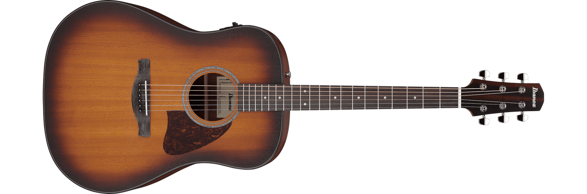 Ibanez AAD54EOMH – Elektro-akoestische gitaar – Open Pore Mahogany Sunburst