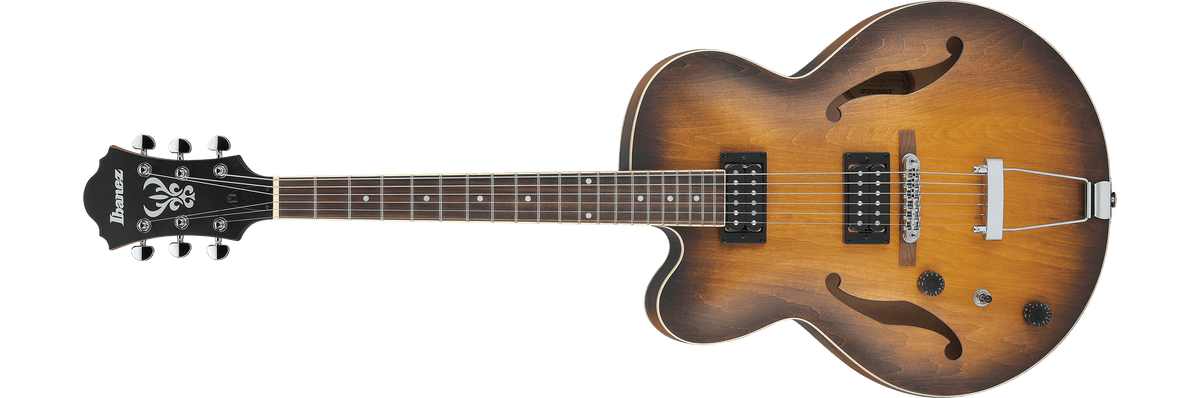 Ibanez AF55L-TF – Linkshandige hollowbody elektrische gitaar – Tobacco Flat