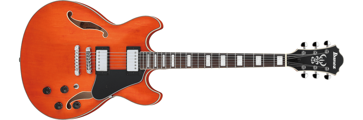 Ibanez AS73-TTF – Semi-hollow elektrische gitaar – Transparent Tangerine Flat