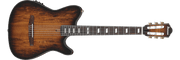 Ibanez FRH20SMNTCL – Elektro-akoestische nylonsnarige gitaar – Transparent Charcoal Burst