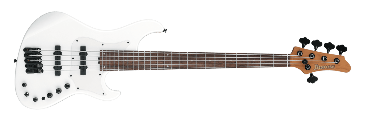 Ibanez MDM1005PW – 5-snarige elektrische basgitaar – Pearl White