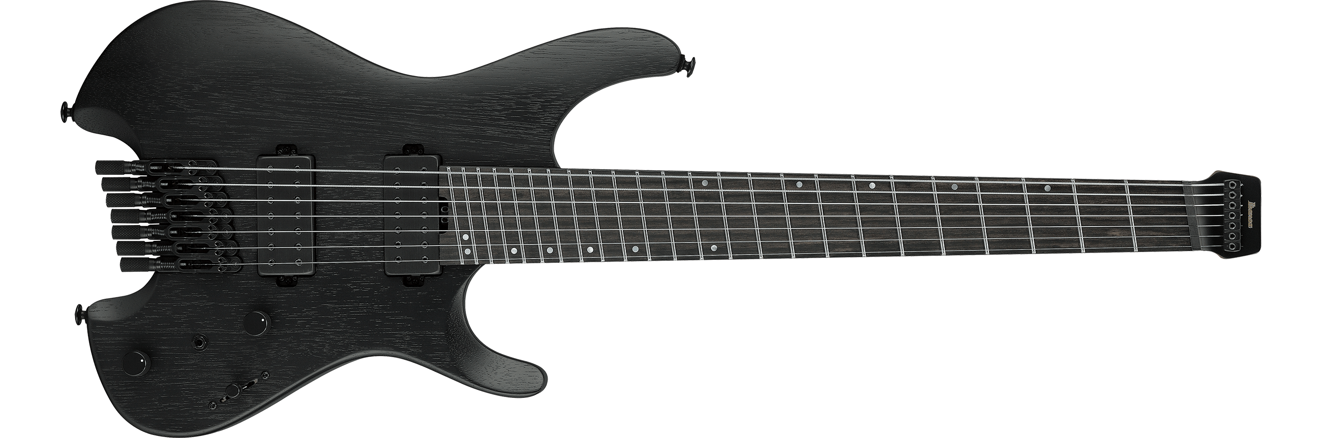 Ibanez QX527B Headless Electric Guitar 7-String HH Weathered Black