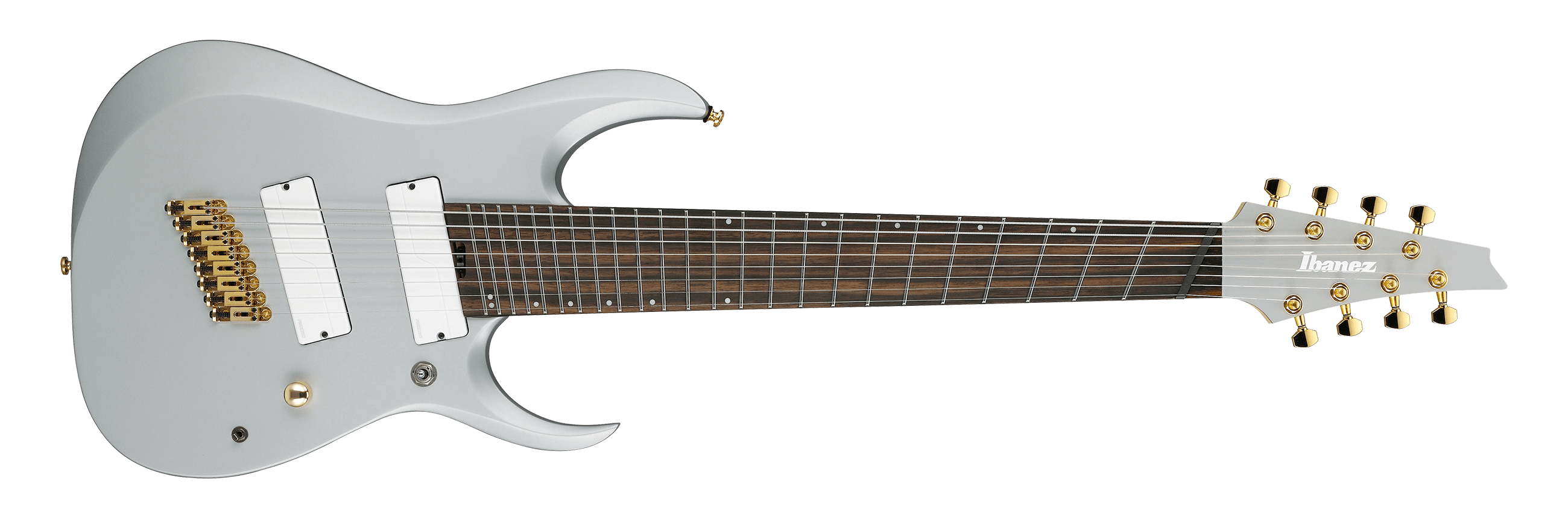 Ibanez RGDMS8 Multiscale Electric Guitar 8-String HH classic silver matte