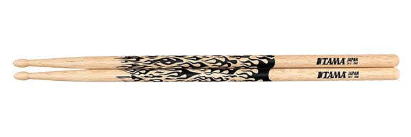 TAMA Design Stick Series Rhythmic Fire 5A-F – Drumstokken Japanse eik 14 mm, Natural
