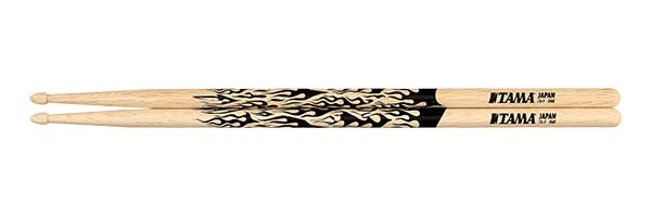 TAMA Design Stick Series Rhythmic Fire 7A-F – Drumstokken Japanse eik 13 mm, Natural