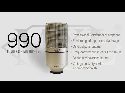 MXL MXL 990 video