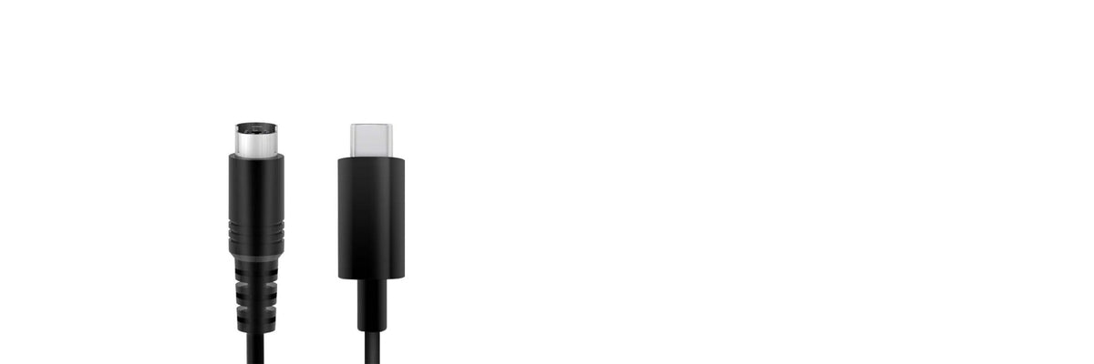 IK Multimedia USB-c to Mini-DIN Cable