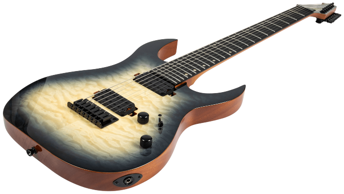 Spira Guitars S-507 QGY E – 7-snarige elektrische gitaar – Grijs