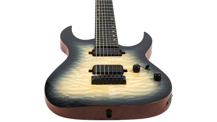Spira Guitars S-507 QGY E – 7-snarige elektrische gitaar – Grijs