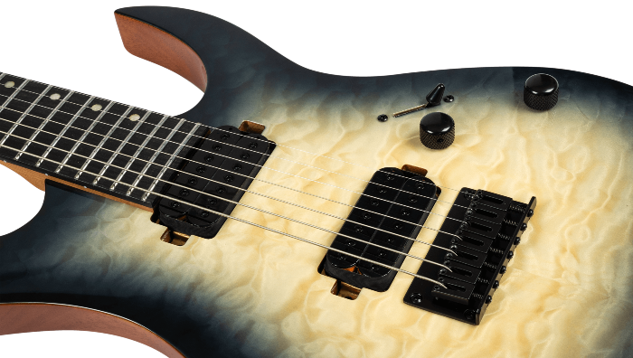 Spira Guitars S-507 QGY E – 7-snarige elektrische gitaar – Grijs