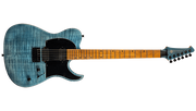 Spira Guitars T-450 TDB – 6-snarige elektrische gitaar – Transparant aquablauw