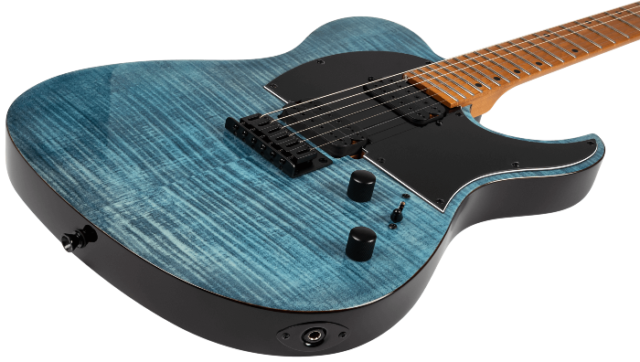 Spira Guitars T-450 TDB – 6-snarige elektrische gitaar – Transparant aquablauw